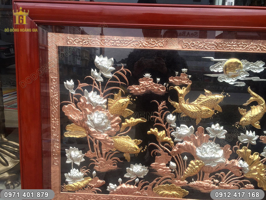 tranh cửu ngư quần tụ